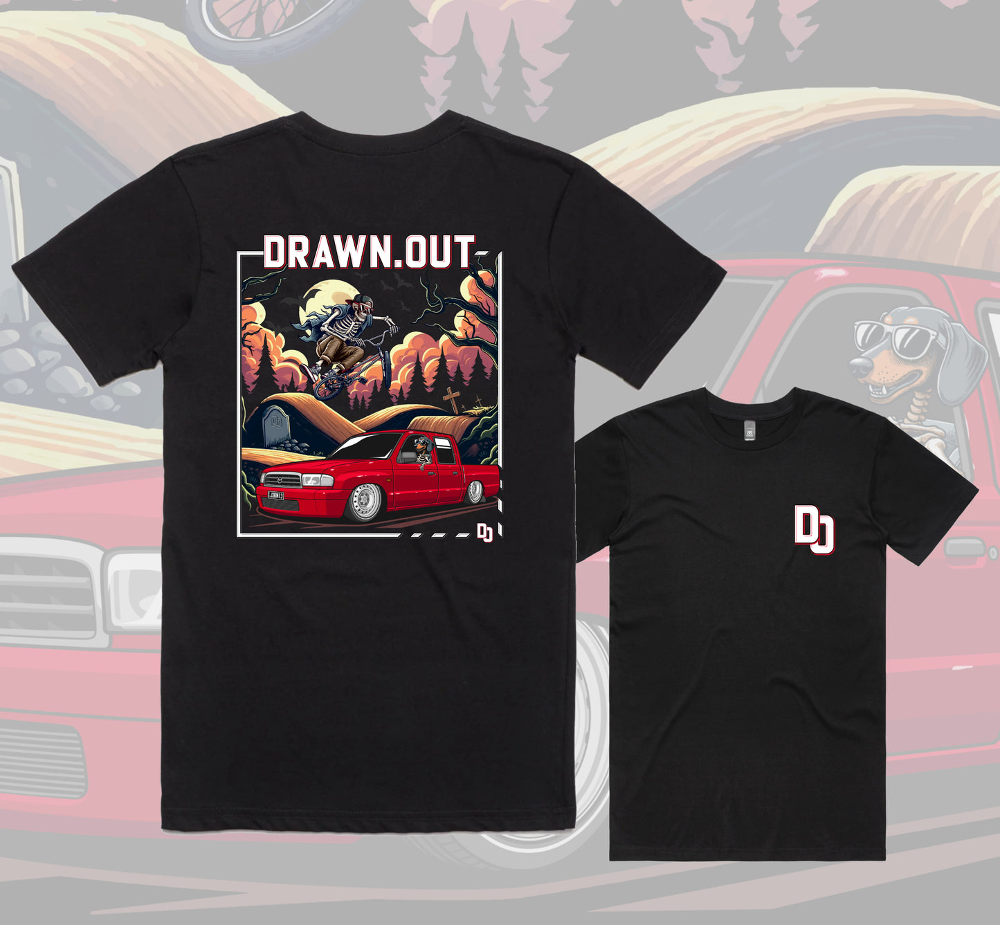 Frankie Rides Shotgun Tee