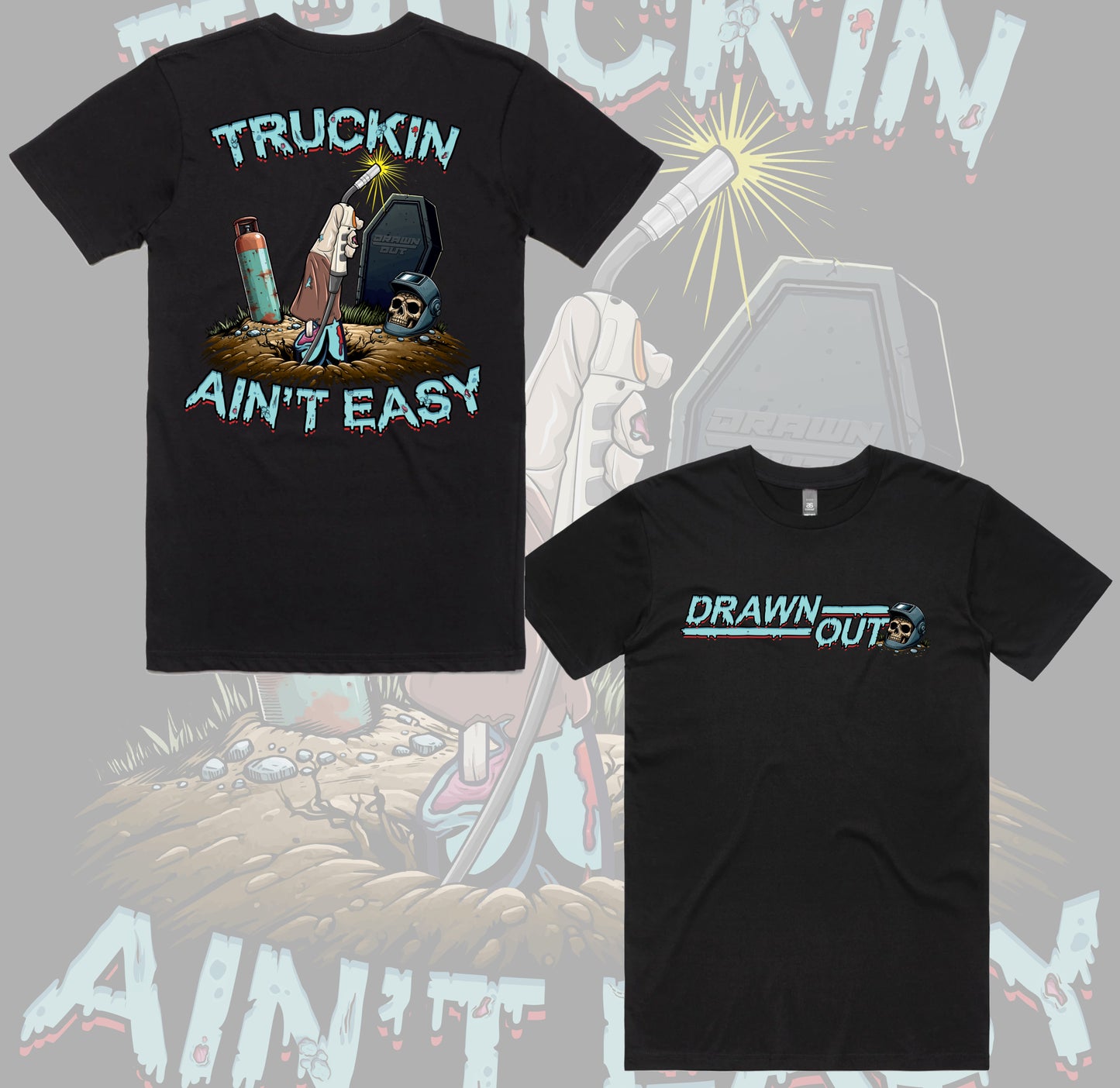 Truckin Ain't Easy Welder Tee
