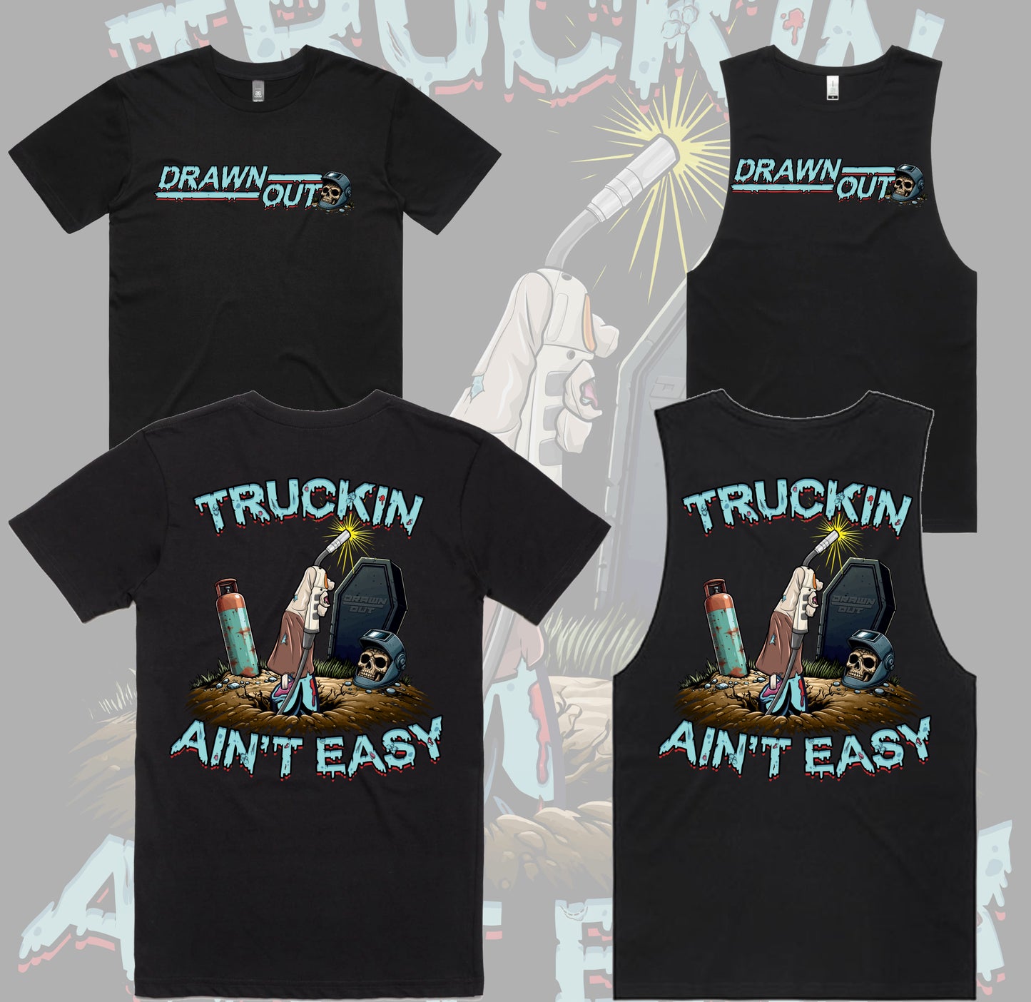 Truckin Ain't Easy Welder Tee